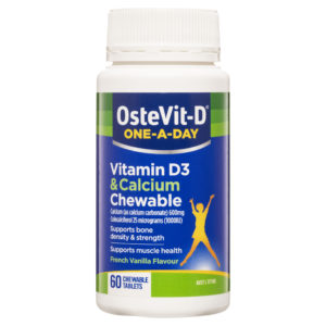 OsteVit D Vitamin D3 & Calcium 60 Chewable Tablets