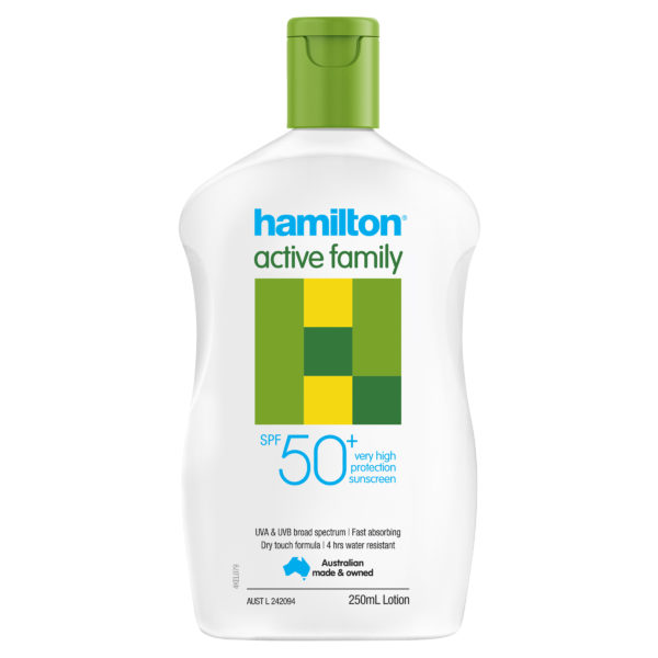 Hamilton Sun Active Family Lotion SPF 50+ 250ml