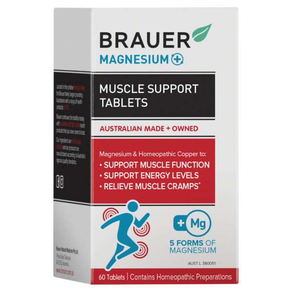 Brauer Magnesium Plus Muscle Support 60 Tab