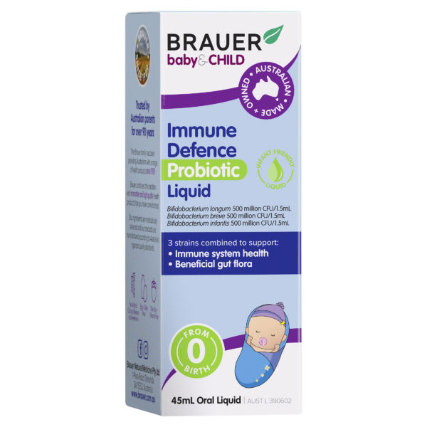 Brauer Baby and Child Immune Defence Probiotic Liquid 45 ml