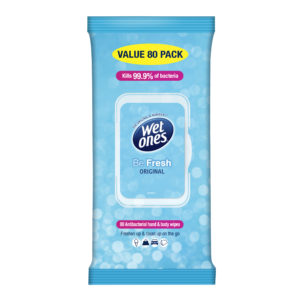 Wet Ones Be Fresh Wipes 80 pack