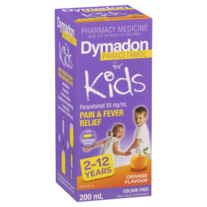 Dymadon for Kids Pain & Fever Relief 2 to12 yrs 200 mL