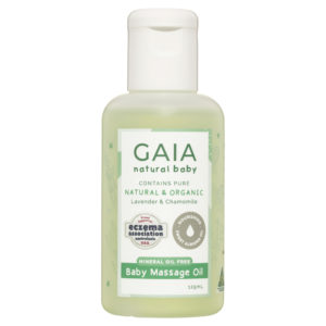 GAIA Natural Baby Massage Oil 125mL