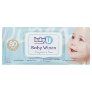 Baby U Baby Wipes 80 Pack