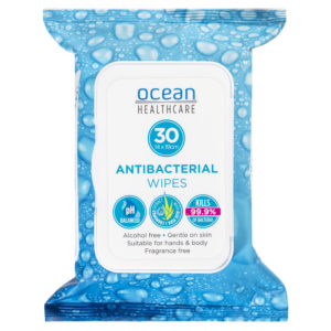Ocean Healthcare Anti Bacterial Wipes 30 Pack