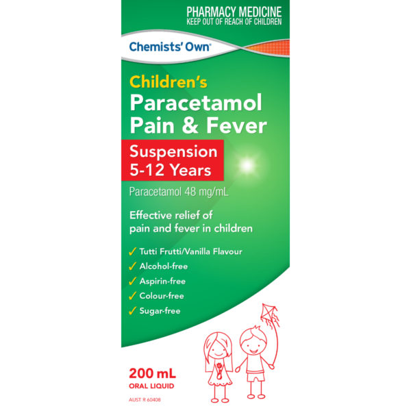 Chemists' Own Children's Paracetamol Pain & Fever 200 mL