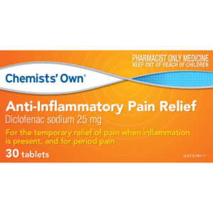 Chemists Own Anti-Inflammatory Pain Relief 25mg 30 Tablets