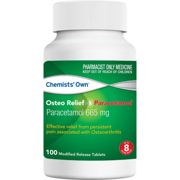 Chemists' Own Osteo Relief Paracetamol 665mg 100Tabs