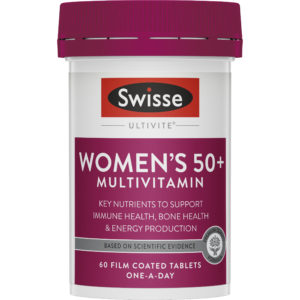 Swisse Ultivite Women's 50 Plus Multivitamin 60 Tablets