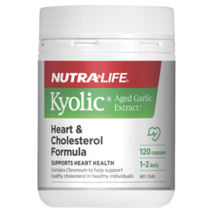 Nutra Life Kyolic Aged Garlic Extract Heart & Cholesterol Formula 120c
