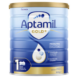 Aptamil® Gold+ 1 Baby Infant Formula From Birth to 6 Months 900g
