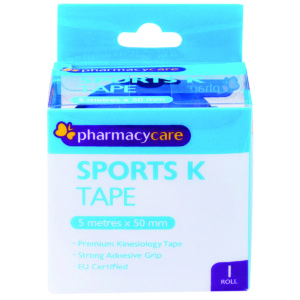 PHCY CARE K TAPE 50MMX5M BLUE
