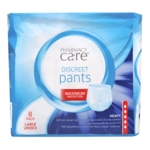Pharmacy Care Discreet Pants Large 8 Pack