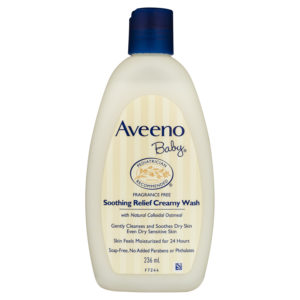 Aveeno Baby Soothing Relief Fragrance Free Creamy Body Wash 236ml