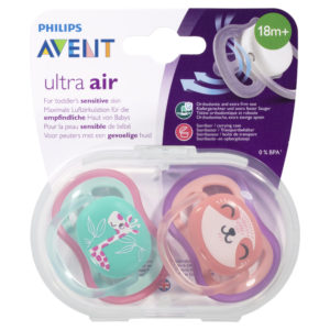 AVENT FREEFLOW SOOTHER 18M 2PK