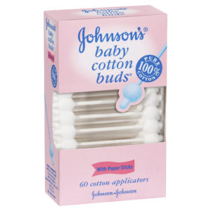 J&J BABY COTTON BUDS 60PK