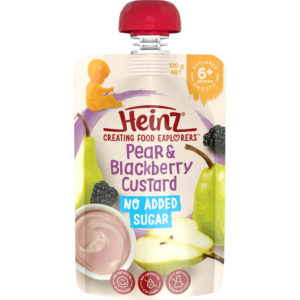 Heinz® Pear and Blackberry Custard 6+ months 120 g