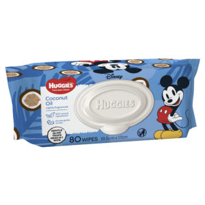 HUGGIES WIPES COCONUT 80PK Z4