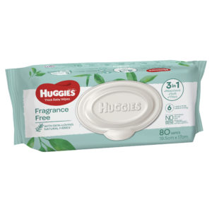 HUGGIES WIPES UNSCENTED REFILL 80PK Z4