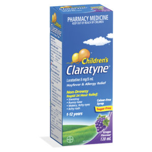 Claratyne Childrens Grape Syrup 120ml