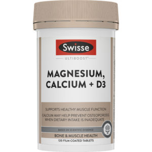 SWISSE UL/B MAG CALCIUM + VIT D 120TAB