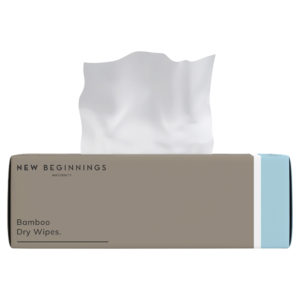 NEW BEGINNINGS BAMBOO WIPES 100PK