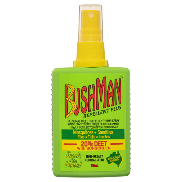 Bushman Repellent Plus 20% DEET with Sunscreen 100mL