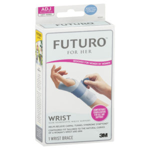 Futuro For Her Slim Silhouette Wrist Stabiliser Adjustable Left